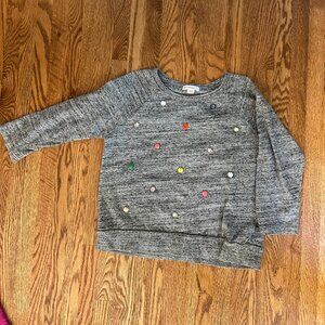 JCrew Cuts Girls Sweater / Sweatshirt Jeweled
